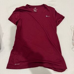 Nike Women's Burgundy Dri-FIT Tee